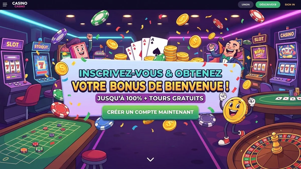 Inscription avec bonus